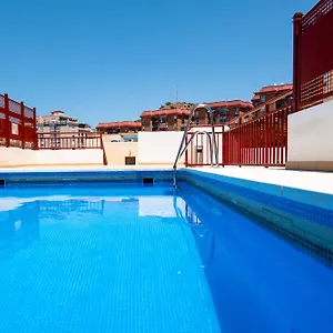  Lägenhet Apartamento Agua Gibralfaro Centro Con Piscina